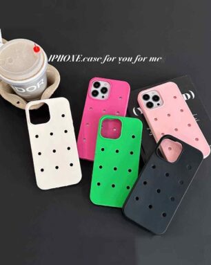 iPhone11/12 Silicone Solid Color DIY Charms Soft Case-DIYPC