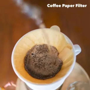 Unbleached Disposable V60 Pour-Over Cone Coffee Filters - Cone-Shaped Wood Pulp Drip Filters (V-Shape - Bag)