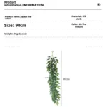 90CM-Sand-date-leaf rattan-green-5